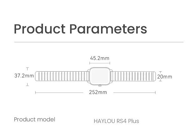 Умные часы Haylou RS4 Plus Smartwatch (1.78, AMOLED) Silicon strap (Gold) EU - 3