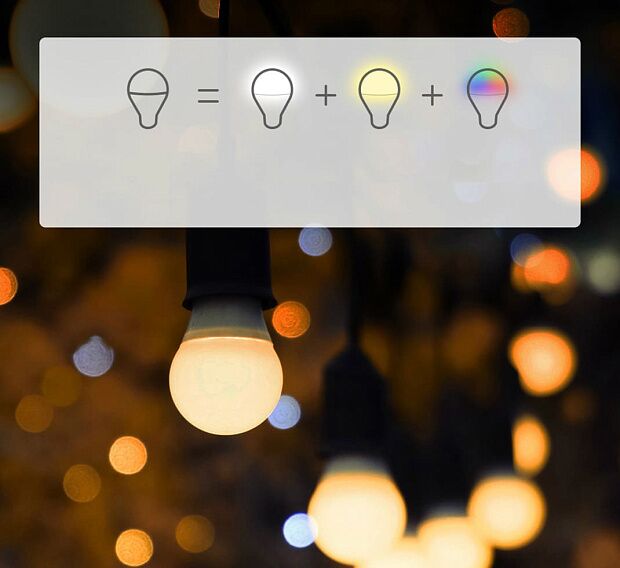 Лампочка Xiaomi inncap LED Bulb LC01 (Multicolor) - 3