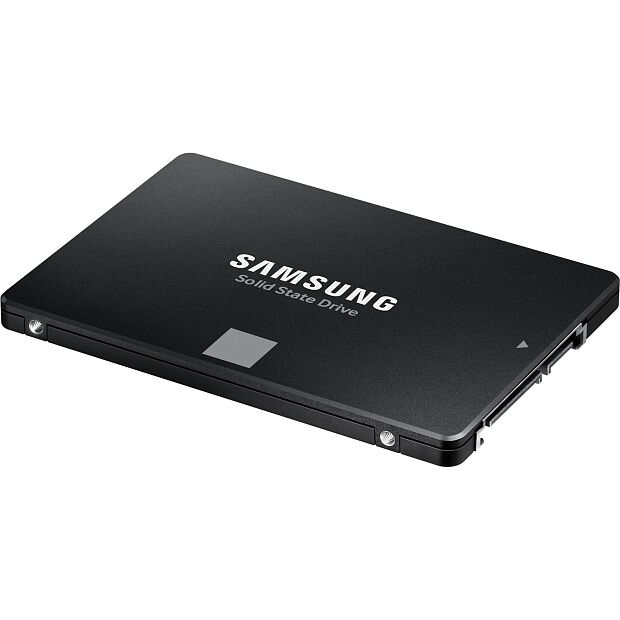 Твердотельный накопитель Samsung SSD 870 EVO, 2000GB, 2.5 7mm, SATA3, 3-bit MLC, R/W 560/530MB/s, IOPs 98 000/88 000, DRAM buffer 2048MB, TBW 1200, - 5