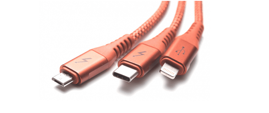 Дизайн кабеля Xiaomi Solove 3 in 1 USB Lightning/Micro/Type-C DW1